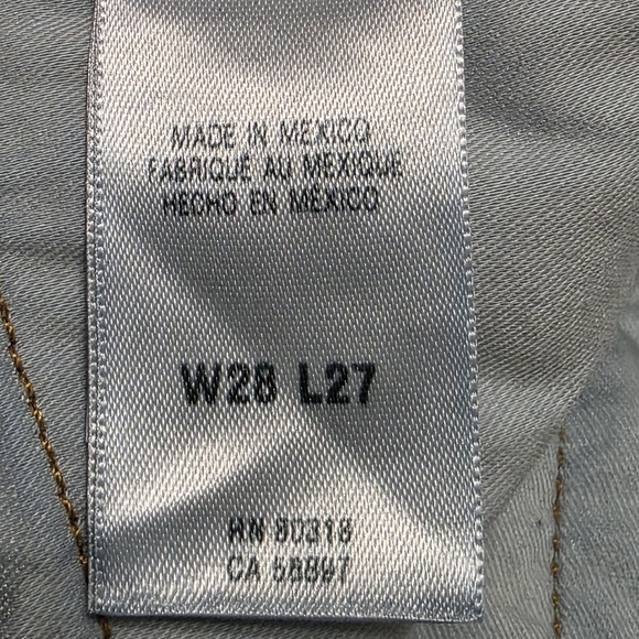 Lucky Brand Jeans Ava Mid Rise Skinny Dark Wash Denim Womens Size Small 28 / 6 - Picture 5 of 8